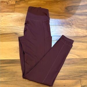 American Eagle Outfitters Maroon Pocket Leggings